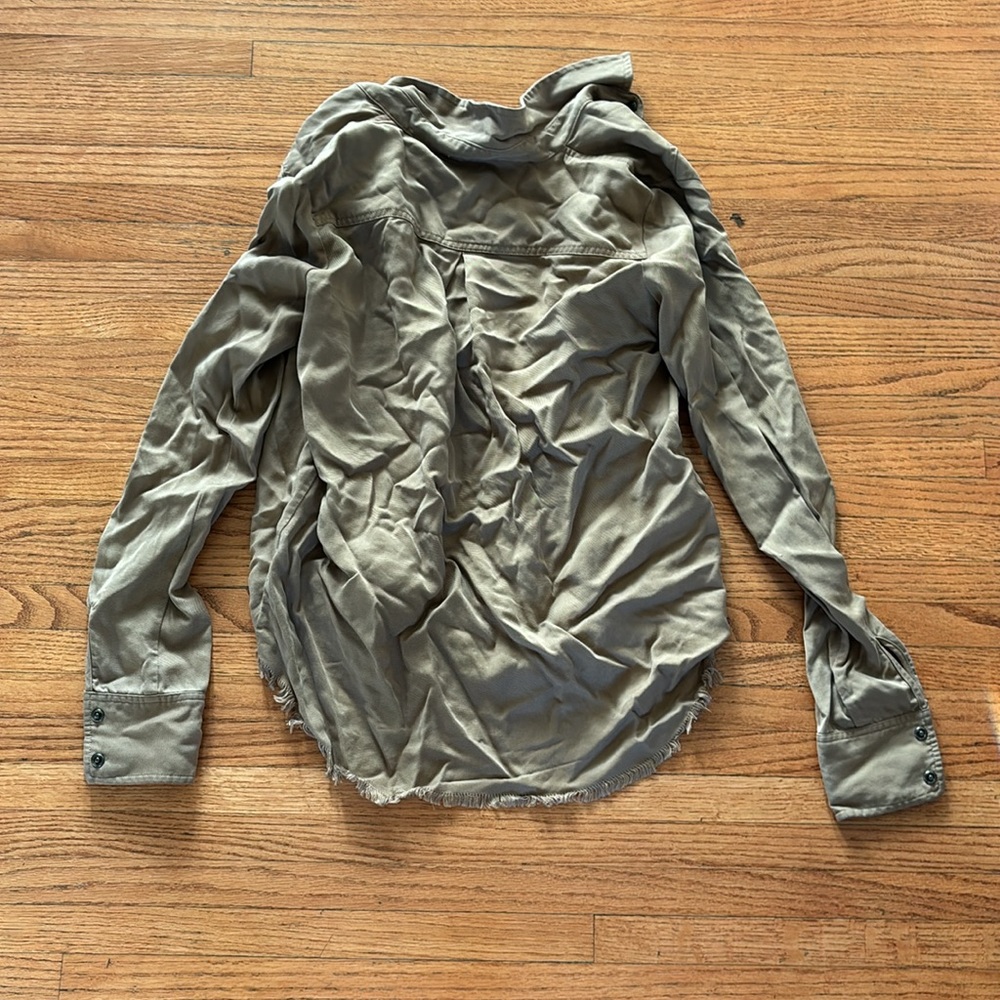 Gold hawk button front jacket - Picture 3 of 3
